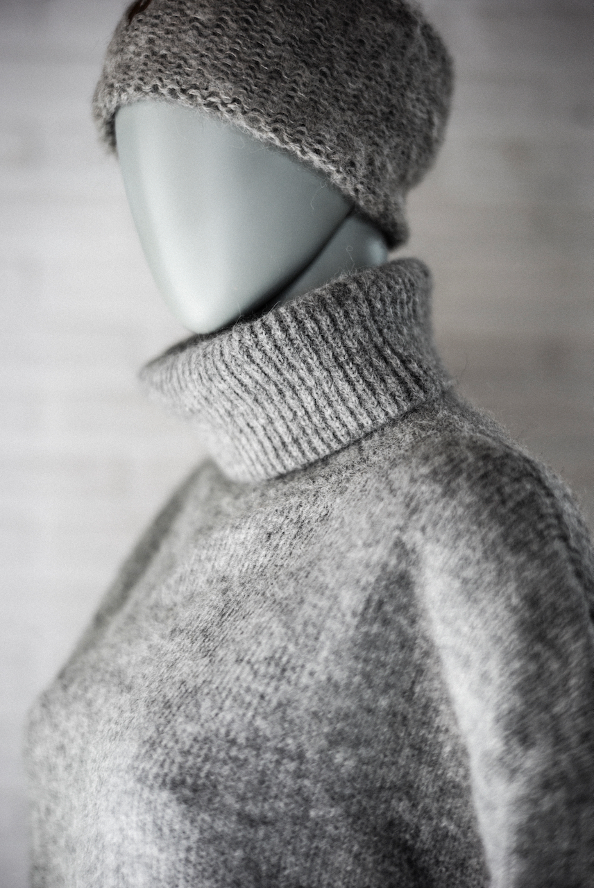 Alpaka Damen Couture Rolli Grau